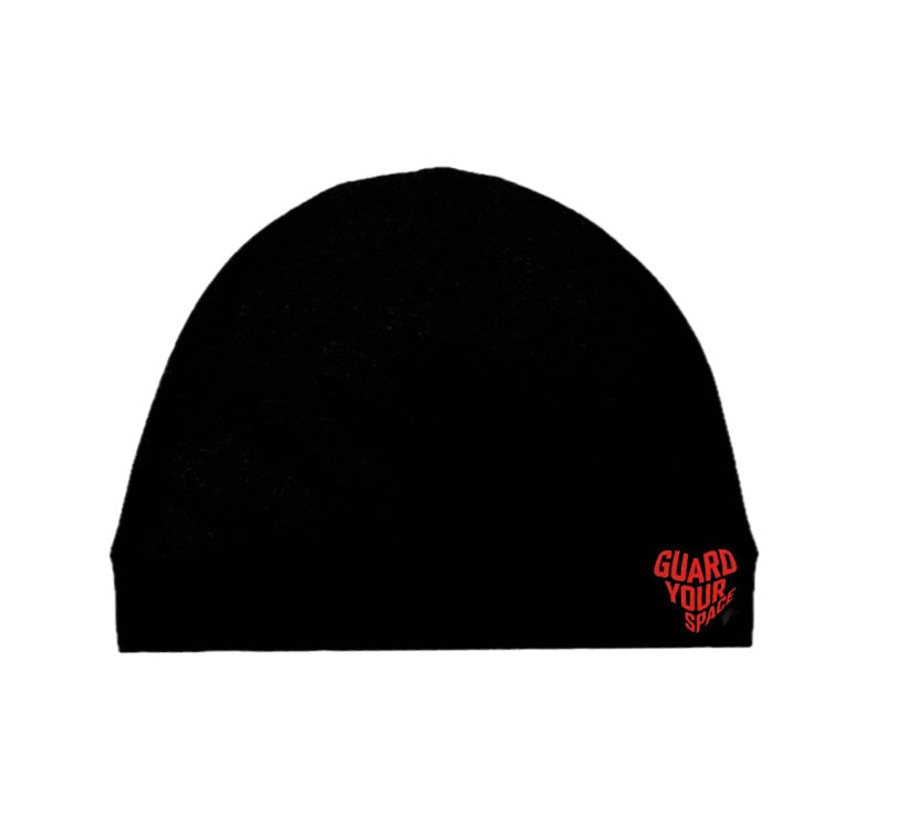 Black & Red skull cap